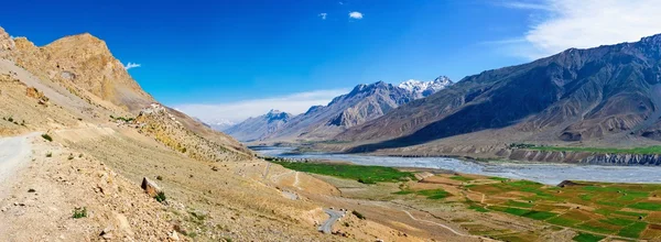 Ki klooster. Spiti vallei, india — Stockfoto