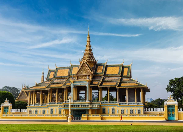 Kungliga slottet komplexa i Phnom Penh — Stockfoto