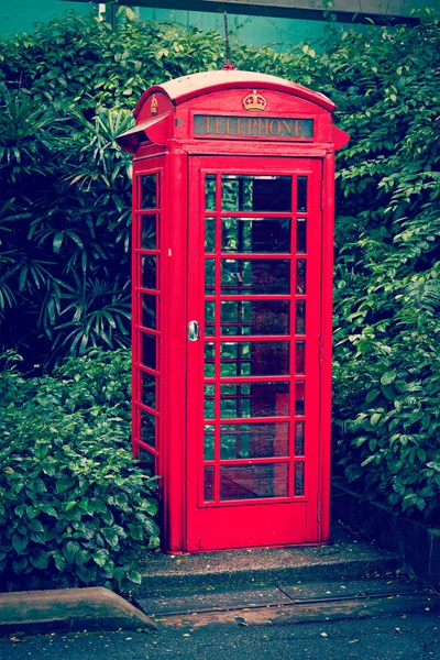 Rote englische Telefonzelle — Stockfoto