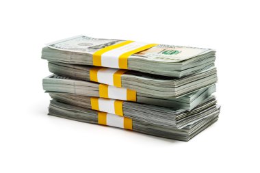 100 Amerikan Doları demetleri 2013 basımı banknotlar