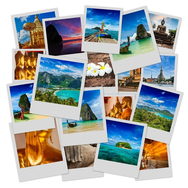 Collage van Thailand Afbeeldingen — Stockfoto