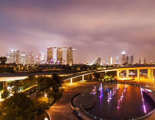 Skyline von Singapore — Stockfoto