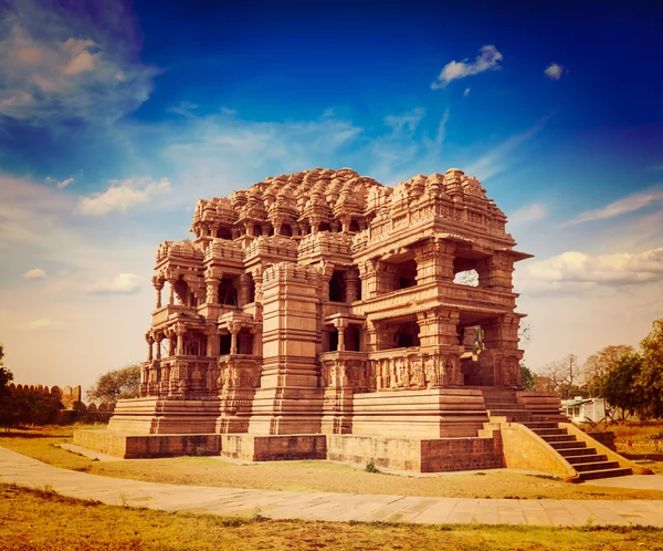 Templo de Sasbahu no forte de Gwalior — Fotografia de Stock