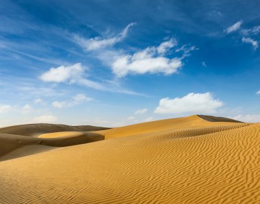 Dunes of Thar Desert, Rajasthan, India clipart
