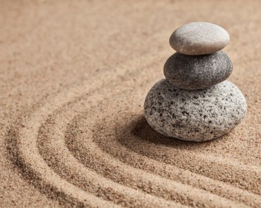 Japon Zen taş Bahçe