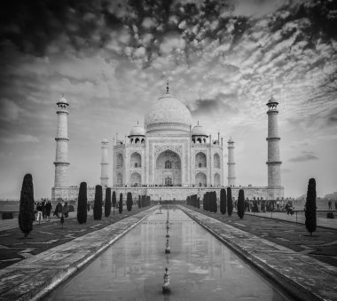 gündoğumu günbatımı, agra, Hindistan Taj mahal