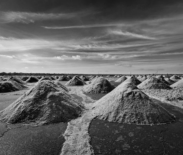 Saltgruvan på Sambhar Lake, Rajasthan, Indien — Stockfoto