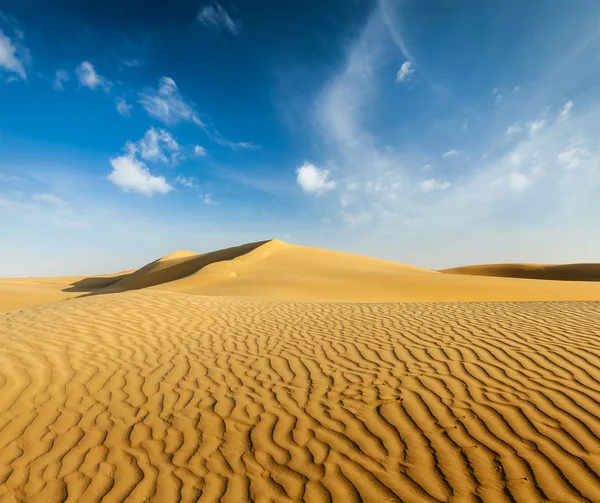 Duinen van thar woestijn, rajasthan, india — Zdjęcie stockowe