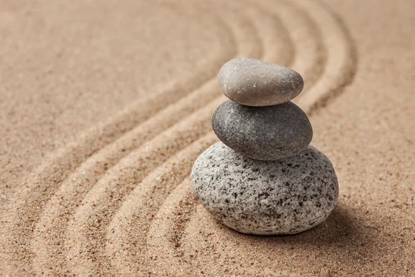 Japanese Zen stone garden — Stock Photo, Image