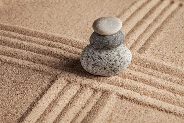 Japonês zen jardim de pedra — Fotografia de Stock