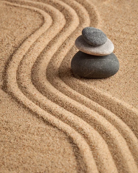 Japonês zen jardim de pedra — Fotografia de Stock