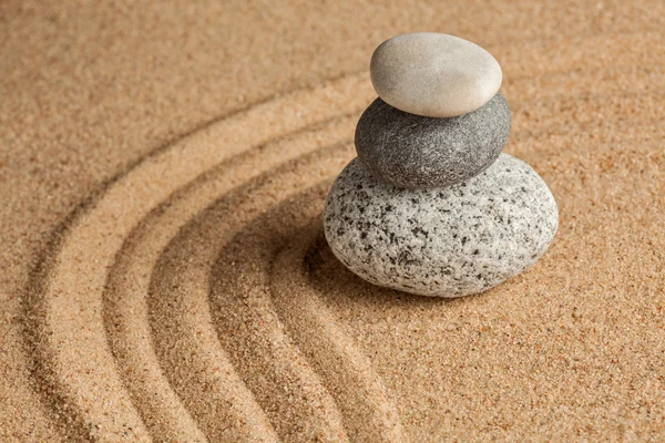 Japonês zen jardim de pedra — Fotografia de Stock