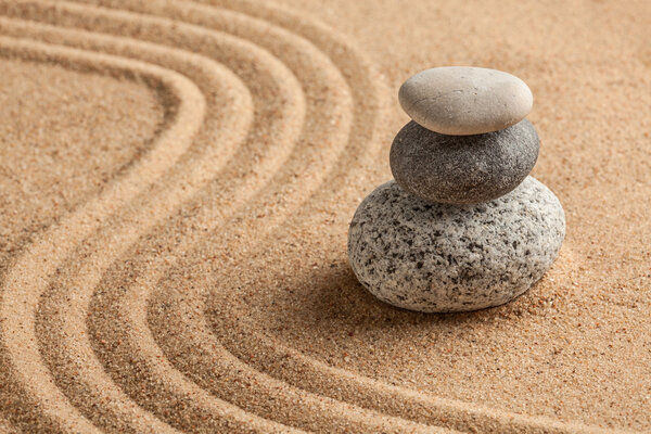 Japanese Zen stone garden