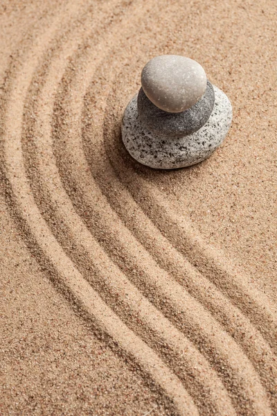 Japanese Zen stone garden — Stock Photo, Image