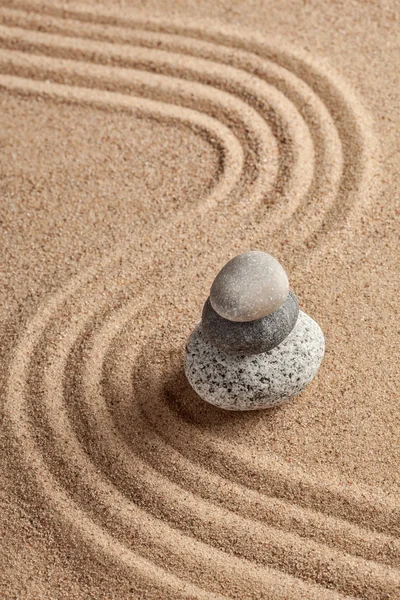 Japanese Zen stone garden — Stock Photo, Image