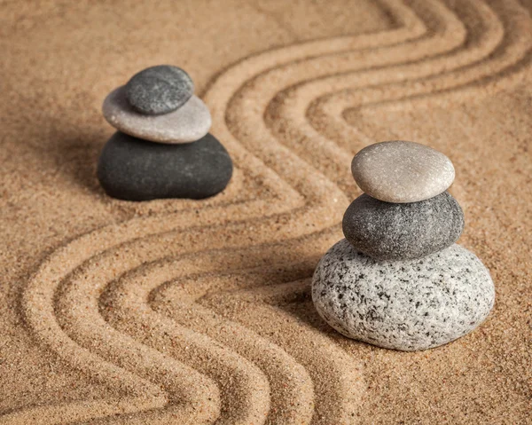 Japanischer Zen-Steingarten — Stockfoto