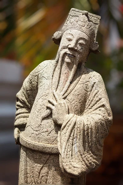 Estátua guardiã de pedra Wat Pho, Tailândia — Fotografia de Stock