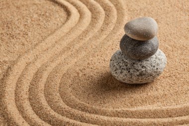 Japon Zen taş Bahçe