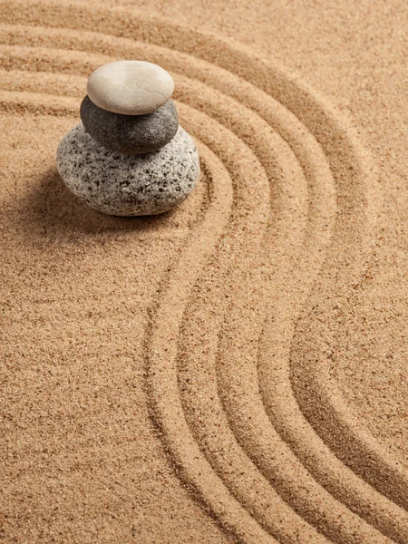 Jardín de piedra Zen japonés —  Fotos de Stock