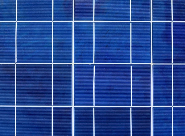 Сонячна батарея крупним планом — стокове фото