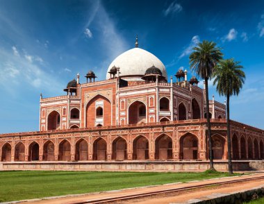 Humayuns mezar. Delhi, Hindistan