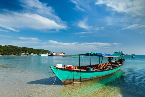 Boote in Sihanoukville — Stockfoto