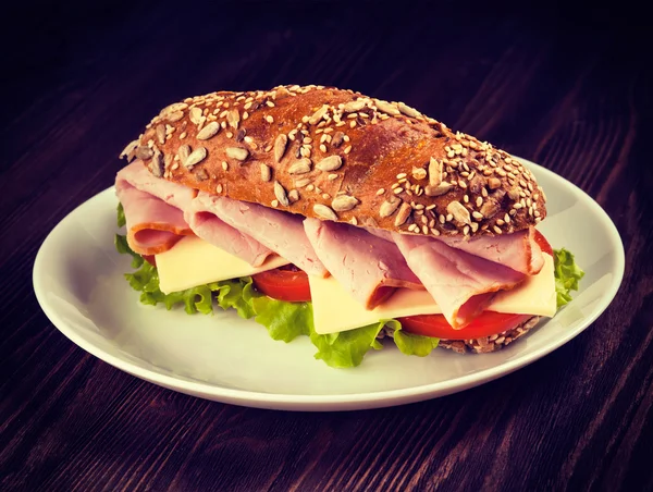 Ham sandwich — Stock Photo, Image