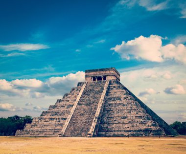 Chichen-Itza, Meksika 'da Maya Piramidi