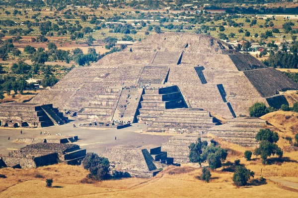 月のピラミッド。テオティワカン、メキシコ — ストック写真