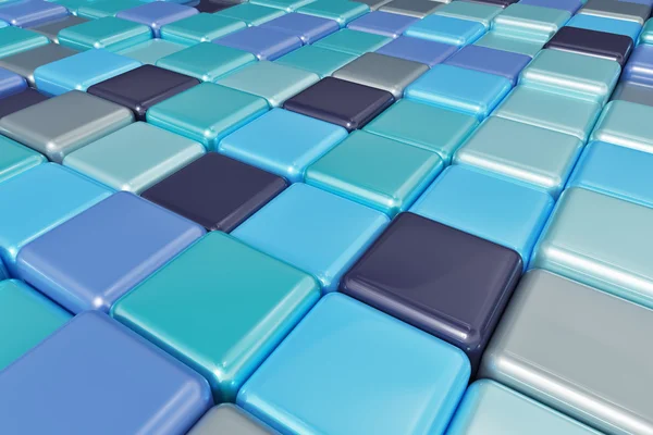 Fond abstrait de cubes multicolores colorés — Photo