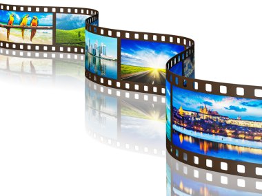 Foto film beyaz görüntülerde seyahat ile