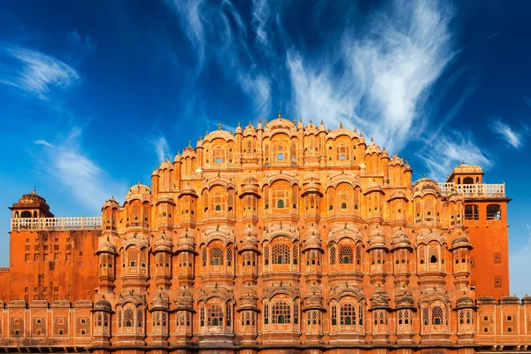 바람, 자이푸르, 라자 스 탄의 Hawa Mahal 궁전 — 스톡 사진