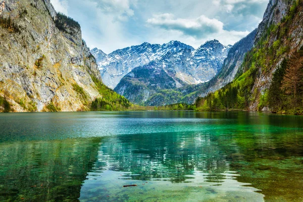 Obersee - górskie jeziora, Niemcy — Zdjęcie stockowe