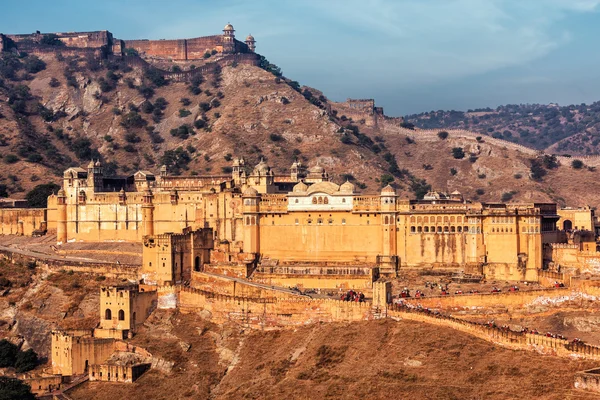 Amer Amber fort, Rajasthan, Índia — Fotografia de Stock