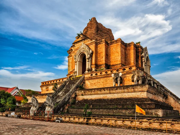 Wat chedi luang. Chiang mai, Ταϊλάνδη — Φωτογραφία Αρχείου