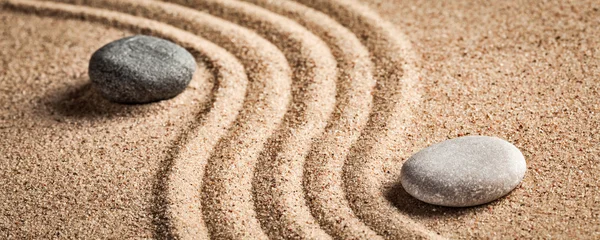 Japanese Zen stone garden — Stock Photo, Image