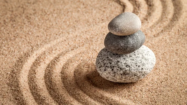 Japanese Zen stone garden — Stock Photo, Image