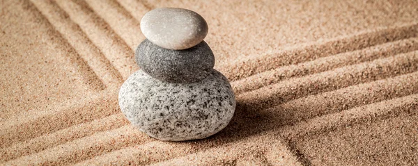 Japanese Zen stone garden — Stock Photo, Image