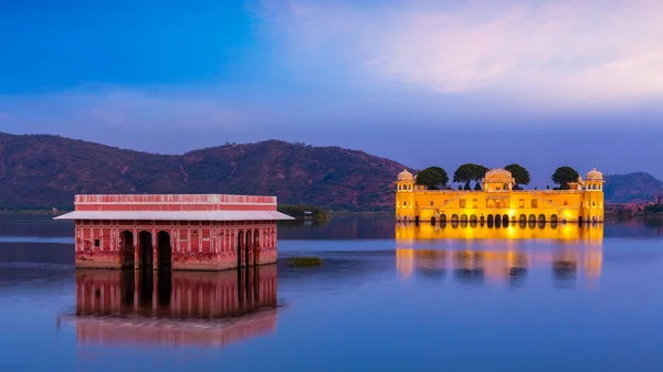 Jal Mahal Vízpalota. Jaipur, Rajasthan, India — Stock Fotó