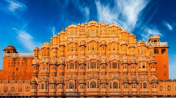 바람, 자이푸르, 라자 스 탄의 Hawa Mahal 궁전 — 스톡 사진