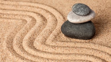 Japon Zen taş Bahçe