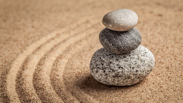 Japanese Zen stone garden