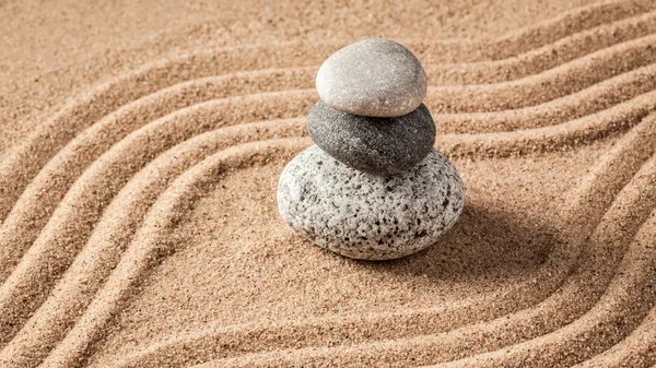 Japanese Zen stone garden — Stock Photo, Image