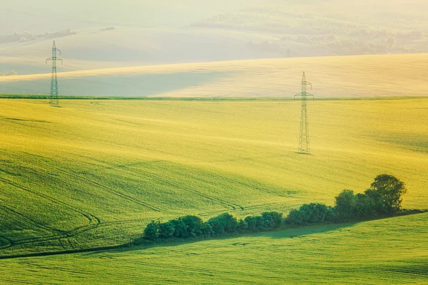 Morawski lato toczenia landcsape — Zdjęcie stockowe