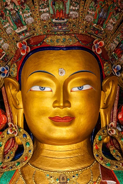 Maitreya Buddha in Thiksey Gompa — Stock Photo, Image