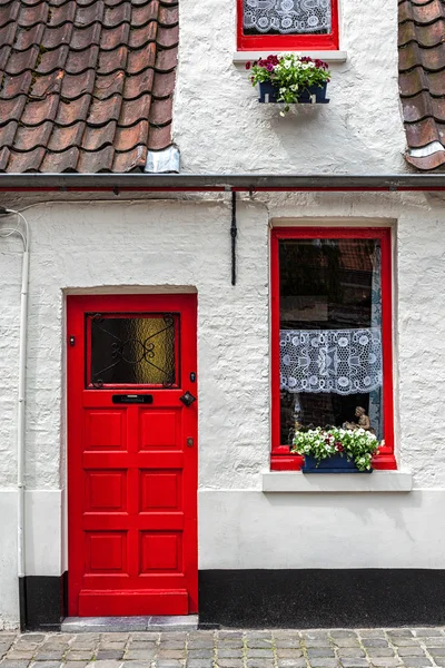 Casa en Brujas Brujas, Bélgica —  Fotos de Stock