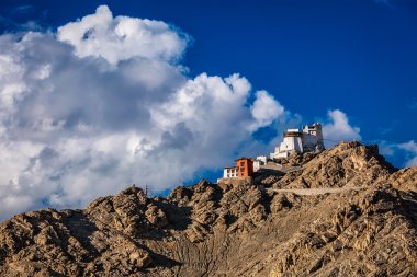 Namgyal Tsem gompa ve fort. Leh, Ladakh