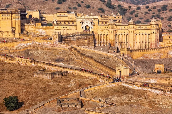 Amer Amber fort, Rajasthan, Hindistan — Stok fotoğraf