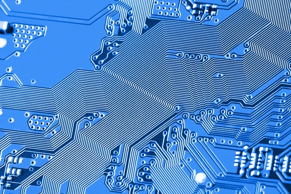 Electronic circuit board close up. — Stock Photo, Image