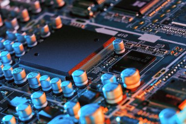 Elektronik devre kartı kapanıyor.